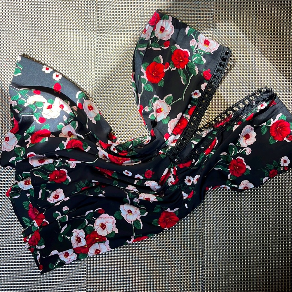 ROMWE Floral Dress